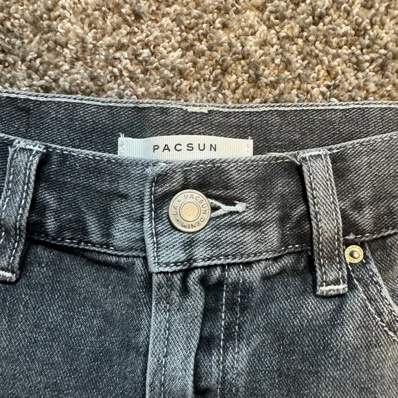 PacSun Men's Straight Gray Jeans - Picture 2 of 5